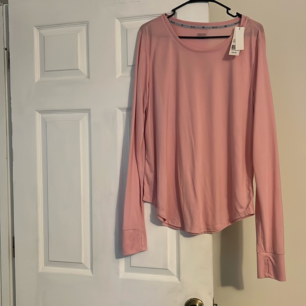 Zeros Pink Workout Shirt